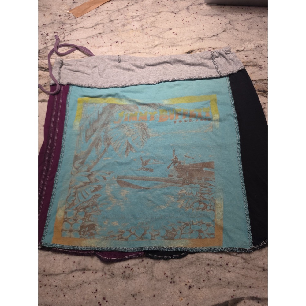 Upcycled Fabric Panel Skirt/Bag Material Jimmy Buffet OS